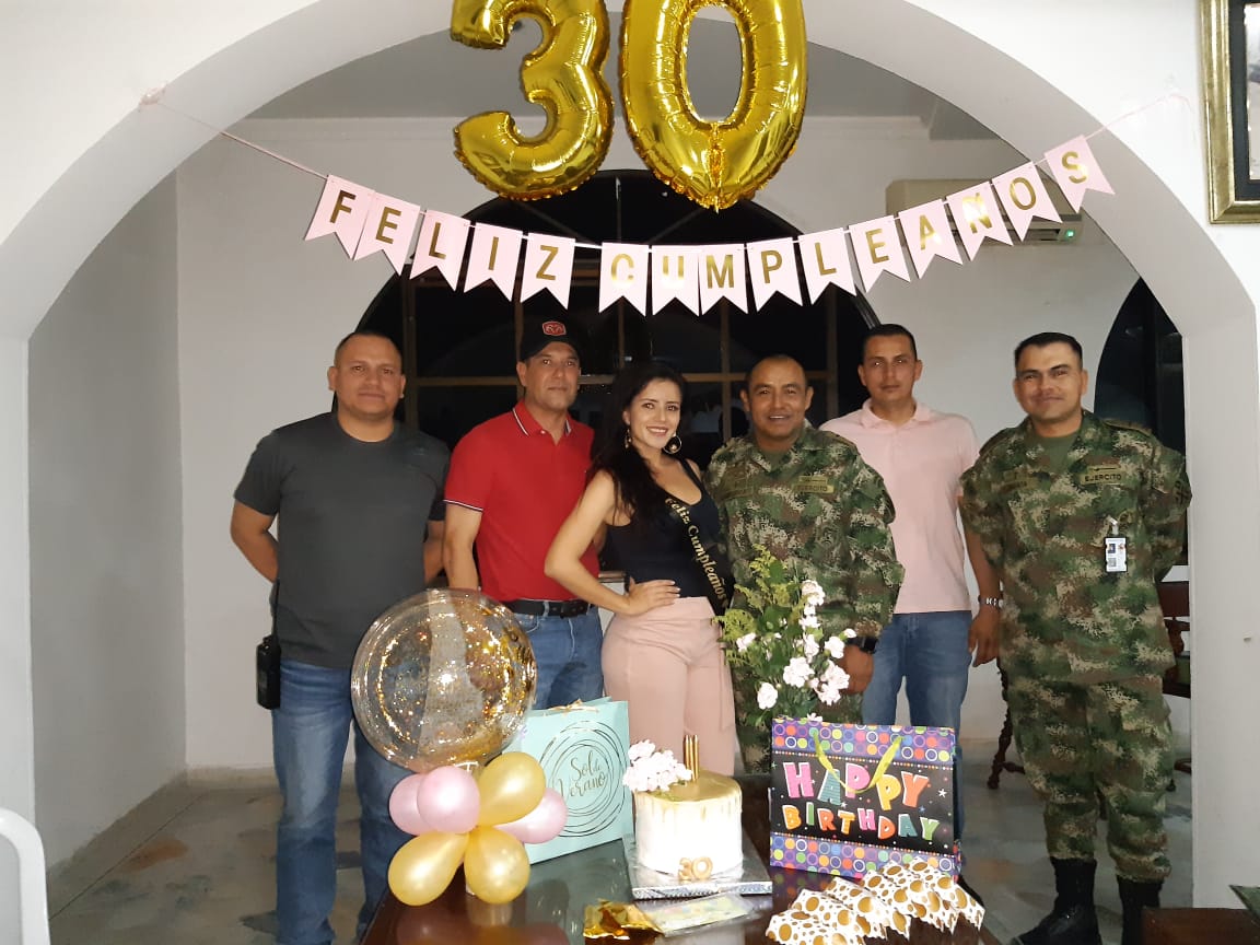 Doralba Valderrama, Mileidy Palma y Manuel Palma.